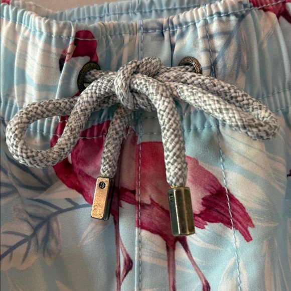 Tropical Flamingo Print Men's Swim Trunks XXL - Picture 3 of 10